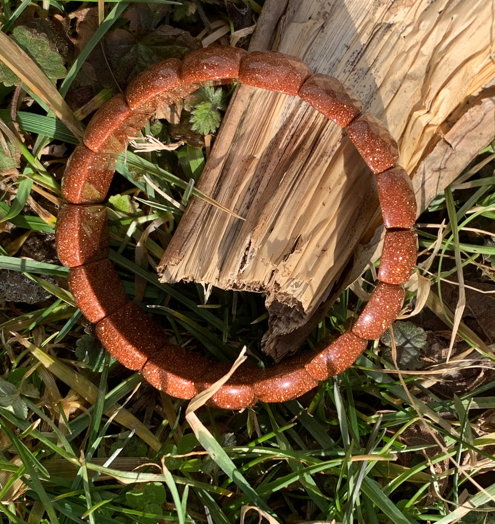 Goldstone Sparkle Stretch Bracelet