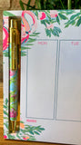 Lilly Pulitzer Multi-Color Weekly Desk Pad With Matching Pen