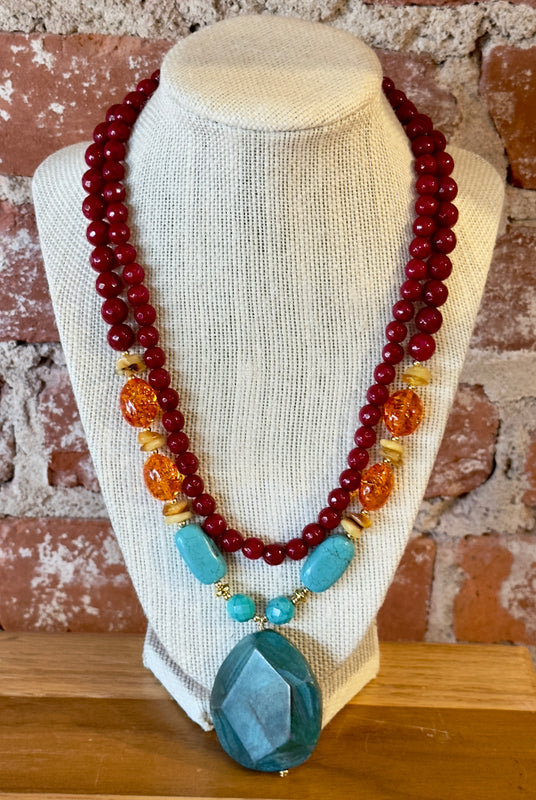 Agate Ambrosia Statement Necklace