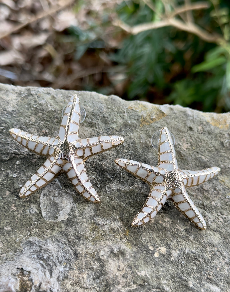 Sunny Starfish Drop Earrings
