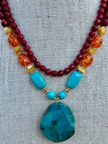 Agate Ambrosia Statement Necklace