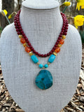 Agate Ambrosia Statement Necklace