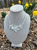 Mother of Pearl Flower Necklace