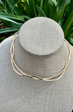 Two Strand Collar Wrap Choker Necklace