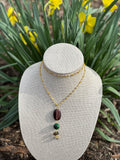 Tiger’s Eye & Quartz Pendant on Endless Rosary Chan