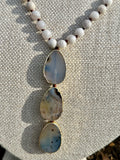 Agate Drop Pendant Necklace