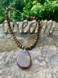 "Stone of Courage" Tiger's Eye Choker Necklace