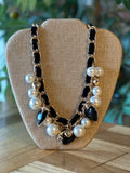 Mixed Hearts & Pearls in Love Statement Necklace