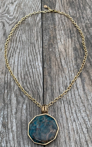 "Not Your Everyday" Apatite Pendant Necklace