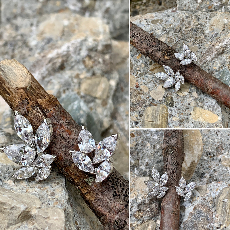 Swarovski Louison Open Leaves Ring