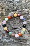 Multi-Color Gemstone Bracelet