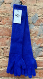 Ugg Australia Women's Luxe Electric Blue Long Cuff Tech Knit Gloves