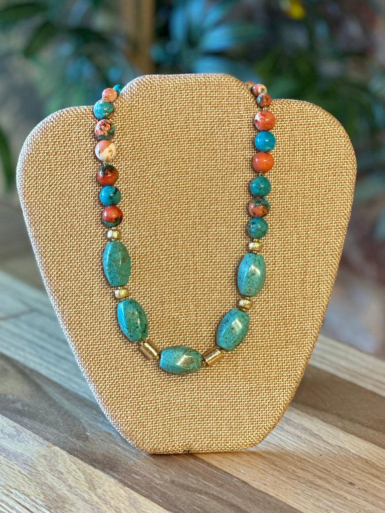 Enchanted Rock Ocean Jade Necklace