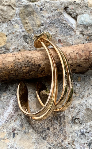 Robert Lee Morris Open J-Hoop Earrings