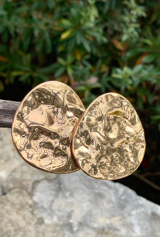 Gold Abstract Sculptural Post Warrings