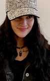 "It's All About Me" Black Rhinestone Baseball Cap