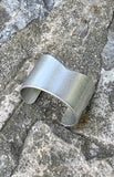Sole Society Brushed Silver Cuff Bracelet