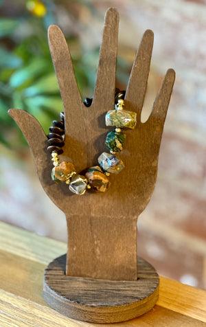 Rhyolite Chunky Bracelet