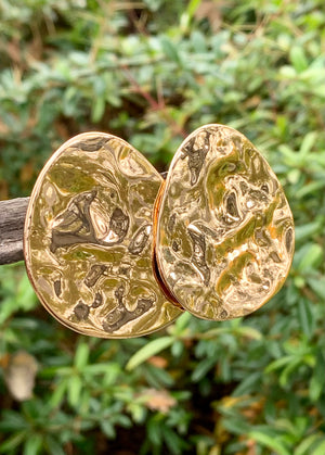 Gold Abstract Sculptural Post Warrings