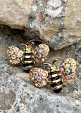 Betsey Johnson Bumble Bee Stud Earrings