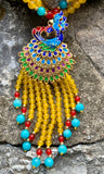 Peacock of Love Gemstone Necklace