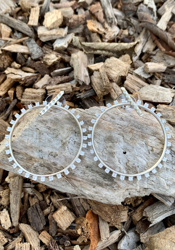 Kendra Scott Silver Charlie Grace Earrings