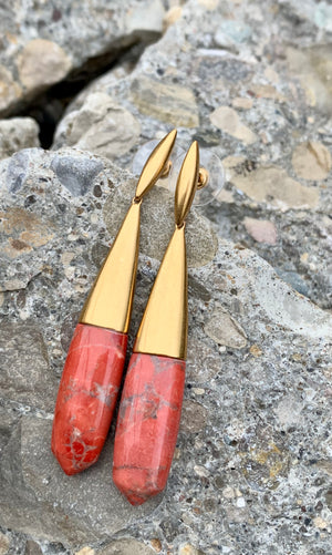 Kendra Scott Frieda Vintage Gold Drop Earrings