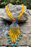 Peacock of Love Gemstone Necklace